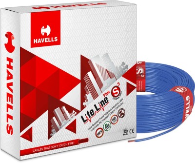 HAVELLS HRFR PVC 0.75 sq/mm Blue 90 m Wire(Blue)