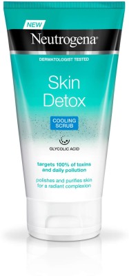 NEUTROGENA Skin Detox Cooling Scrub 150 ML Face Wash(150 ml)