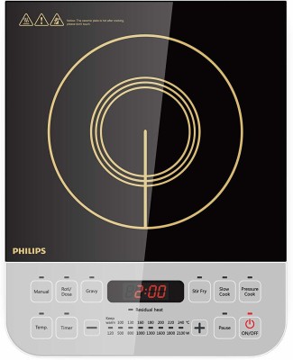 Philips HD492801 Induction CooktopBlack Push Button