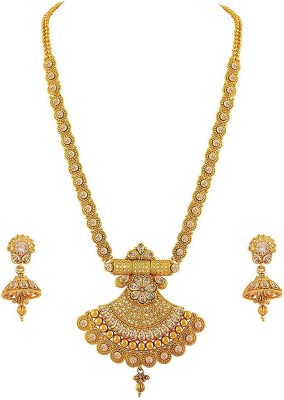 JFL Jewellery for Less Copper Gold-plated Silver Jewellery Set(Pack of 1)