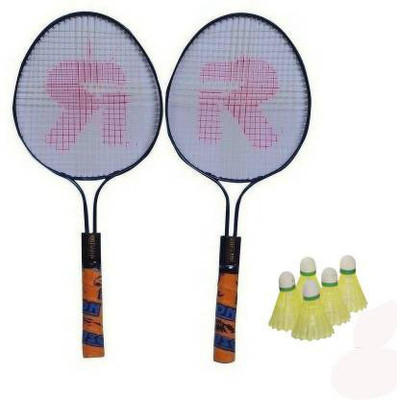 sports trading rajson Double Rod Badminton Rackets For Kids With 5 Shuttles Badminton Kit Badminton Kit