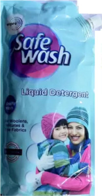 SAFE WASH 1000 ml x 2 pouch for woolen cloaths gentel wash Multi-Fragrance Liquid Detergent(2 x 1000 ml)