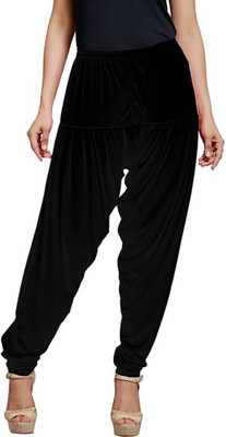 Eazy Trendz Cotton Blend Solid Patiala