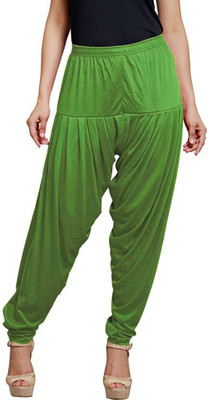 Eazy Trendz Cotton Blend Solid Patiala