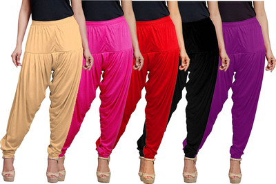 Just Live Fashion Viscose Rayon Solid Patiala