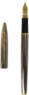 PIERRE CARDIN Kriss White Gold Exclusive Fountain Pen(Ink Color - Blue)