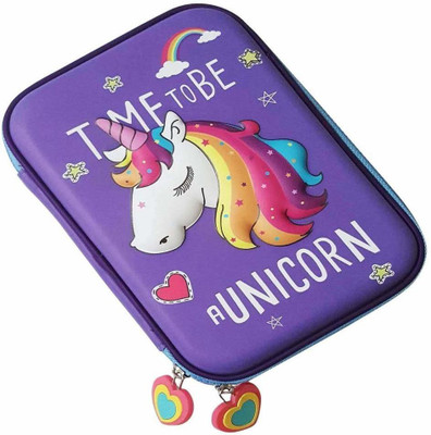 Sri Krishna World Unicorn EVA Pouch 1 Art EVA Pencil Box(Set of 1, Multicolor)