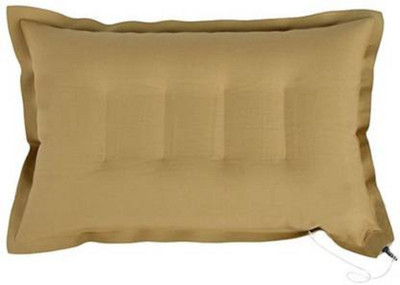 Pragati Hub Air Solid Travel Pillow Pack of 1(Brown)