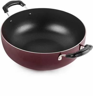 cello Non-Stick Induction Compatible Deep Kadhai without Lid, 3.5 Litre Kadhai 25 cm diameter 3.5 L capacity  (Aluminium, Non-stick, Induction Bottom)