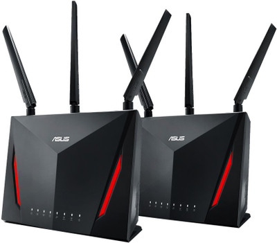 Asus RT-AC86U (2 Pack) 5834 Mbps Router (Black, Dual Band)