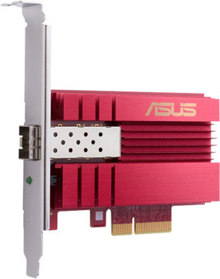 Asus XG-C100F 10 Gbps Router (Silver, Red, Dual Band)