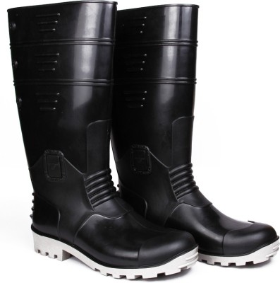 Hillson Steel Toe PVC Safety Shoe(Black, S1, Size 7)