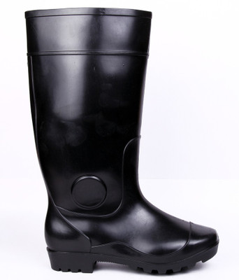 Hillson Soft Toe PVC Safety Shoe(Black, S1, Size 8)