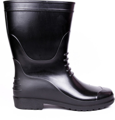 Hillson Soft Toe PVC Safety Shoe(Black, S1, Size 8)