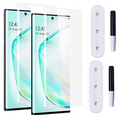 Tough Lee Edge To Edge Tempered Glass for Samsung Galaxy Note 10 Plus(Pack of 2)