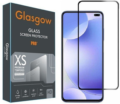 Glasgow Edge To Edge Tempered Glass for Poco X2(Pack of 1)