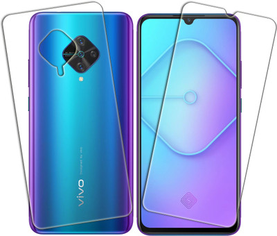 DCASE Front and Back Tempered Glass for Vivo S1 Pro(Pack of 2)