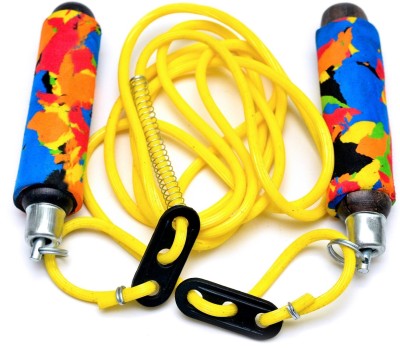 A.K Foam Handle Adjustable Jumping rope For Home & Gym Exercise Freestyle Skipping Rope(Multicolor, Length: 270 cm)