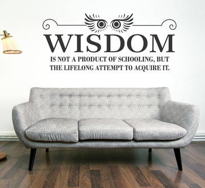 Wallzone 70 cm Quotes Removable Sticker(Pack of 1)