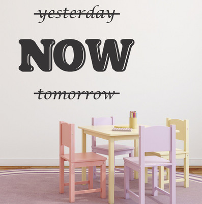 Littlebuds 50 cm Do It Now Removable Sticker(Pack of 1)