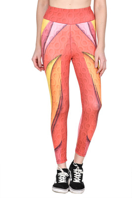 Actiwin Graphic Print Women Multicolor Tights
