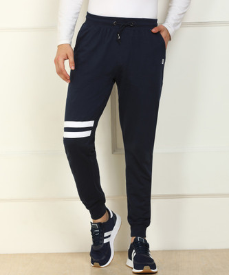 Billion Solid Men Dark Blue Track Pants
