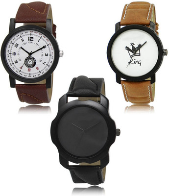 FERRIZZO New latest Designer Combo of 3 Analog Watch  - For Men