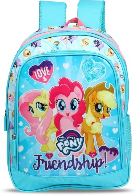 My Little Pony Love & Friendship (Primary 1st-4th Std) School Bag(Blue, 16 inch)