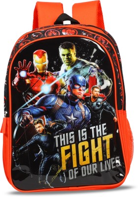 Avengers Endgame Fight for Lives (Secondary 3rd Std Plus) School Bag(Multicolor, 18 inch)