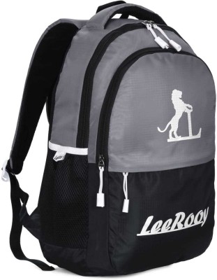 LeeRooy MN BG16 black 17.5inch B type 24 ltr Bag for mordern colledge boys and girls 30 L Laptop Backpack(Grey)
