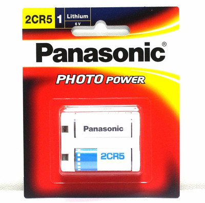 Panasonic 2CR5 Photo Lithium   Battery