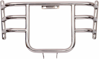 WHEETOYKART Silver Stainless Steel Maharaja 2 Leg Crash Guard(Royal Enfield)