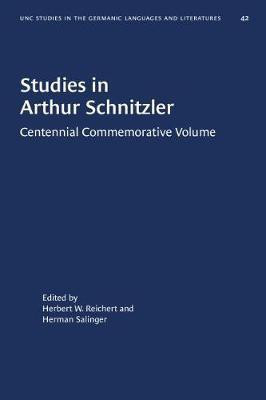Studies in Arthur Schnitzler(English, Paperback, unknown)