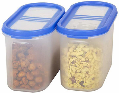 Cutting EDGE Plastic Grocery Container  - 1200 ml(Pack of 2, Blue)