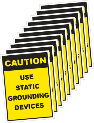 rangvishwa Use Static Grounding Devices Emergency Sign