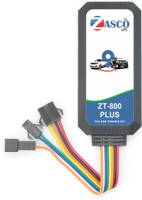 ZASCO ZT-800 Plus (Voice Surveillance, Engine Cut Off) GPS Tracker for Car Truck Bus with Battery Inside ehicle Function (Stable Network Gain) GPS Device(Black)