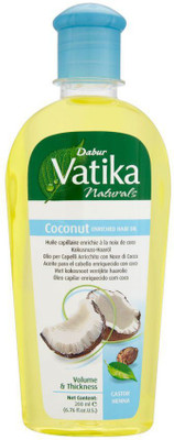 DABUR VATIKA Imported Coconut Enriched Hair oil For Dandruff and Hair fall Hair Oil(200 ml)