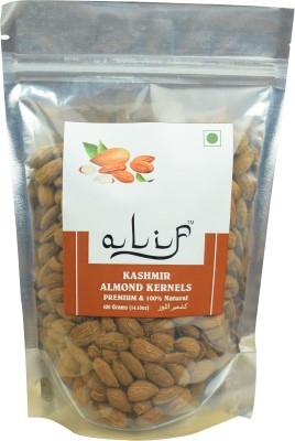 alif Premium and Natural Kashmiri Almond (Badam) Almonds(400 g)