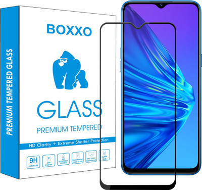 Boxxo Edge To Edge Tempered Glass for Vivo Y20i(Pack of 1)