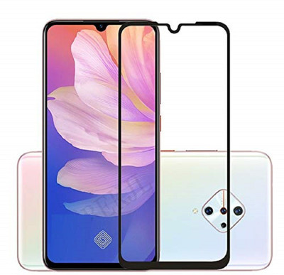 Express Buy Edge To Edge Tempered Glass for VIVO S1 Pro | 11D Anti Scratch 9H Hardness Cover Friendly Anti Shatter Proof Full Edge(Pack of 1)