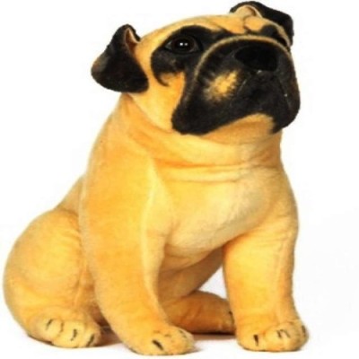 Agnolia Gift cute Beige PUG Dog stuffed soft  - 32 cm(Beige)