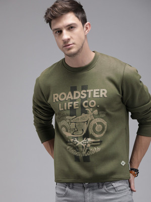 Roadster Full Sleeve Printed Men Sweatshirt