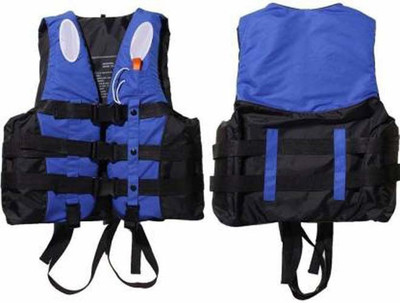 Inllex Adult Kids Life Jacket Swimming Boating Drifting Floating Vest with Whistle Swim Floatation Belt