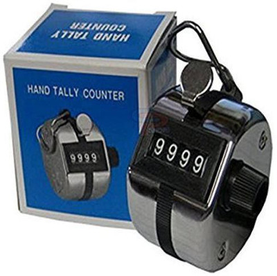 Triangle Ant Analog Tally Counter(Silver Pack of 1)