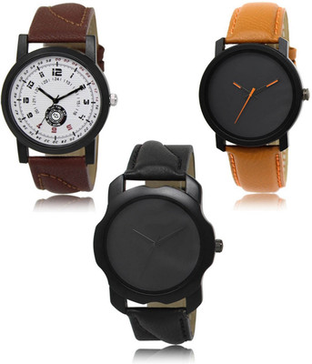 SWIFFIN New latest Designer Combo of 3 Analog Watch  - For Men
