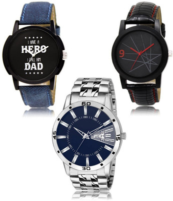 FERRIZZO New latest Designer Combo of 3 Analog Watch  - For Men