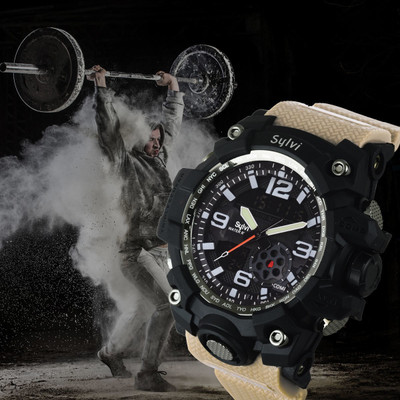 Sylvi 1DG-CRM Sports Look Designer Collection Premium Quality Top Trending Boys Wrist Analog-Digital Watch - For Men