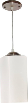 VAGalleryKing Single Glass Hanging Light Flush Mount Ceiling Light Pendant Lamp Ceiling Lamp(White)