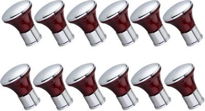 GROWNIX Maroon Rod Rail Bracket Metal(Pack of 12)