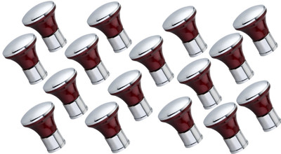 GROWNIX Maroon Rod Rail Bracket Metal(Pack of 14)